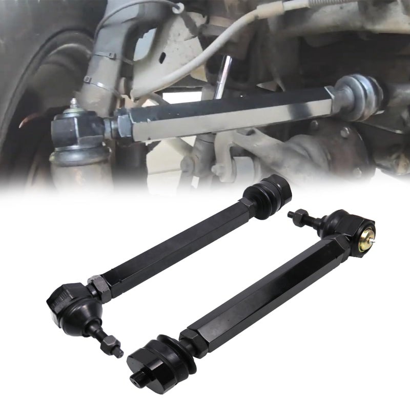 RULLINE Heavy Duty Tie Rods Compatible with 66 Duramax Diesel Chevy Silverado 20012010 GMC Sierra 2500HD 3500HD KRTR10