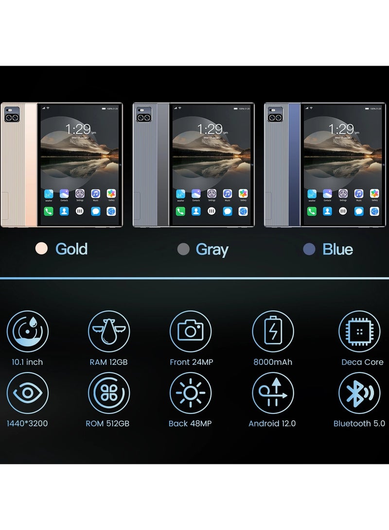AROAQ X101 5G Tablet 10.1 inch New 2GB RAM 16BG ROM Android 12 Full Screen Office Phone 2-in-1 Mobile Phone 10 Core Dual Card GPS wifi 8000mAh - Image 4