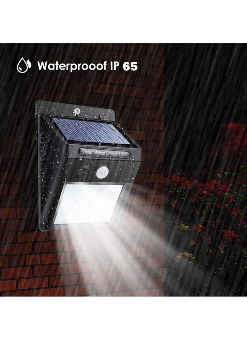 ELTRAZONE 【4 pack】 35 LED Solar Lights Outdoor Waterproof Solar Motion Sensor Light Wireless Lights Outside Wall Lamp for Driveway Patio Garden Path - Image 3