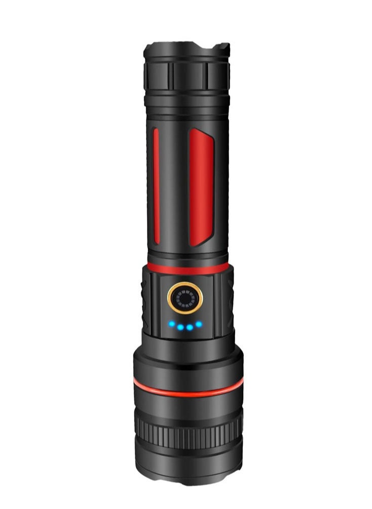 RATSAW Rechargeable LED Flashlights High Lumens 120000 Lumens Super Bright Flashlight 5 Modes Zoomable IP68 Waterproof Tactical Flashlights for Emergencies Camping Gift  - Image 1