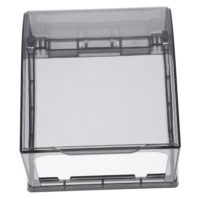 صندوق مخرج خارجي مقاوم للطقس الأسود غطاء مأخذ مقاوم للماء مع غطاء زر ضغط - Image 1