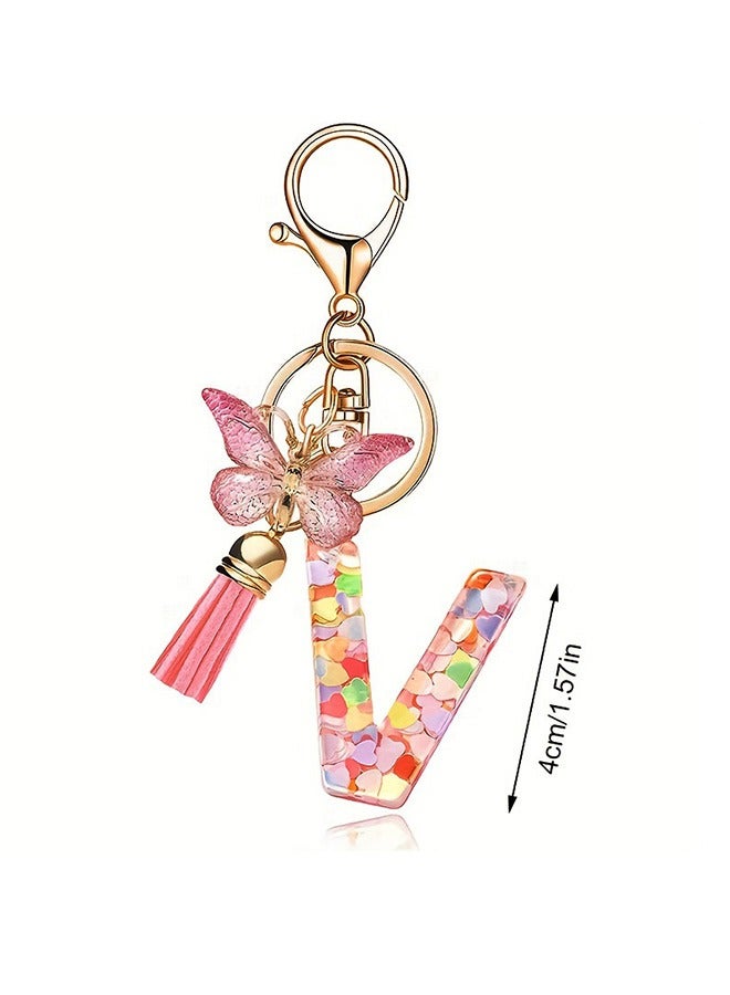 4 Pcs Letter Charm Accessories for Stanley Cup with Handle, Initial Name ID Personalized Handle Charm for Stanley Tumbler (Pink) - Image 2