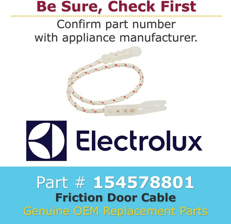 Electrolux GENUINE Electrolux 154578801 Friction Door Cable - Image 2