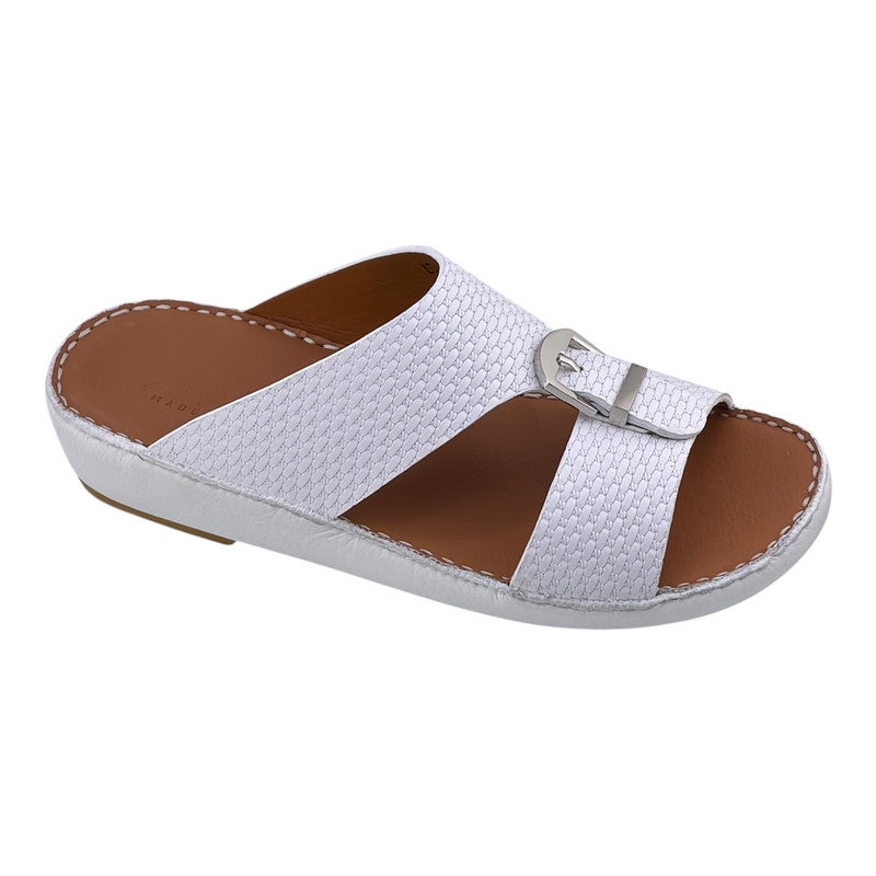 AET A E T Handmade Arabic Sandals For Men | Outdoor Mens Slippers | Genuine PU Leather With Buckle - Image 1