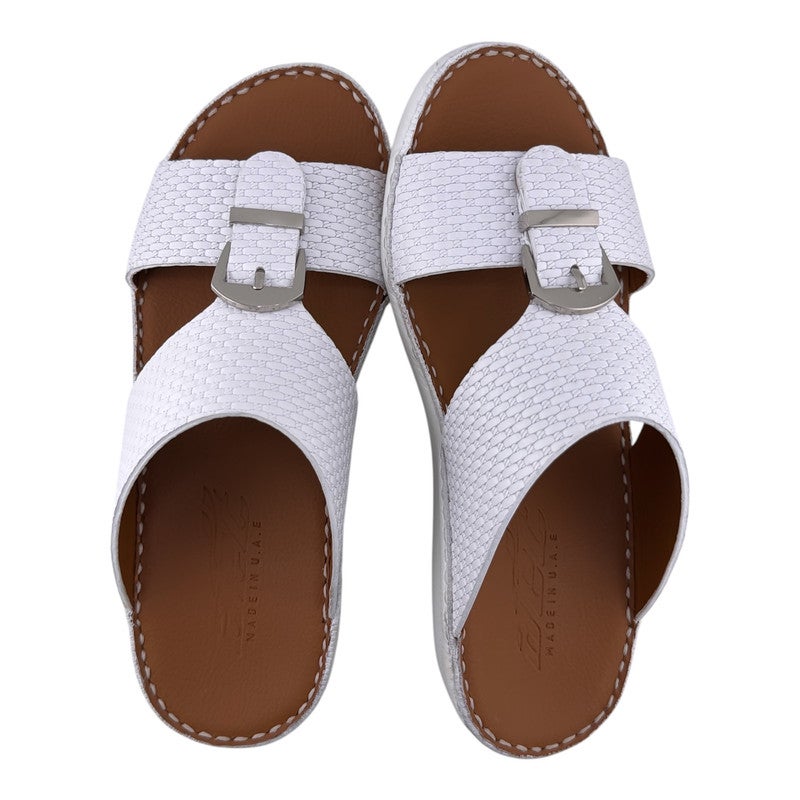 AET A E T Handmade Arabic Sandals For Men | Outdoor Mens Slippers | Genuine PU Leather With Buckle - Image 2