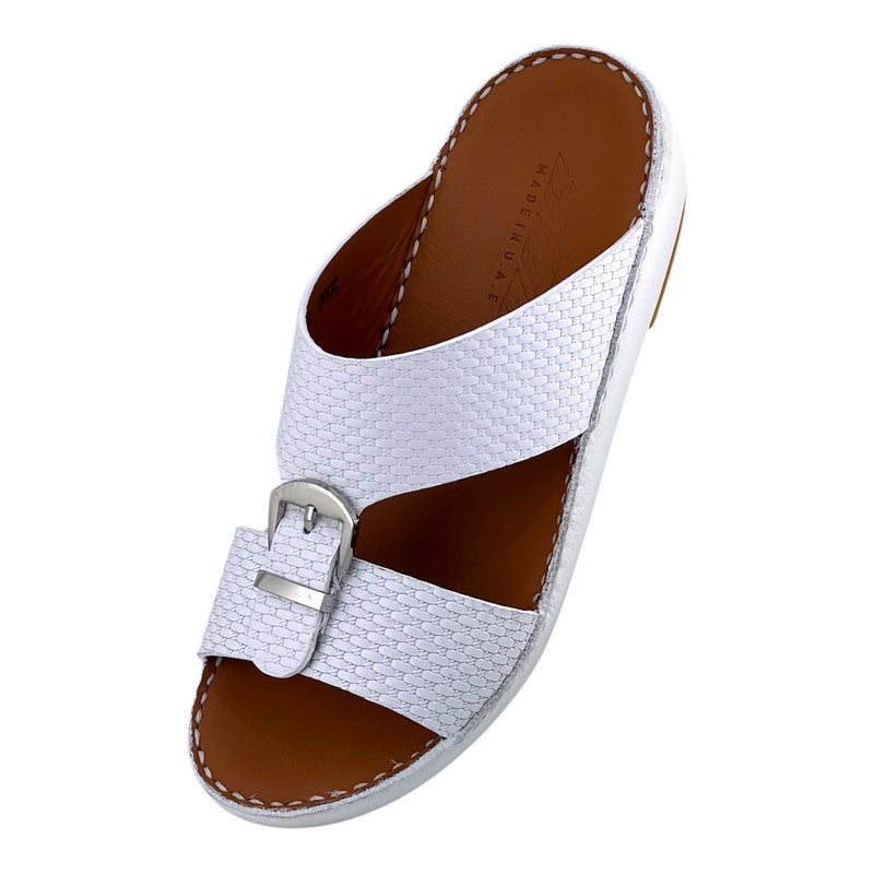 AET A E T Handmade Arabic Sandals For Men | Outdoor Mens Slippers | Genuine PU Leather With Buckle - Image 3