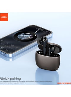 MOXOM Moxom MX-TW66 pro wireless earbuds With Active Noise Cancellation, ENC call noise reduction, high quality zinc alloy  buds, 40H of battery life, talk time 4H.  - Image 5