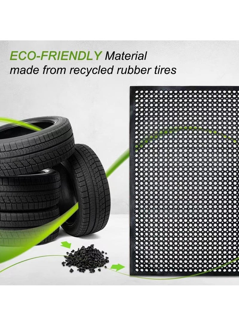 terrain TerraTUF® Rubber Edge Doormat – 90x150 cm – Heavy-Duty Entrance Mat with Sloped Edges  - Image 5