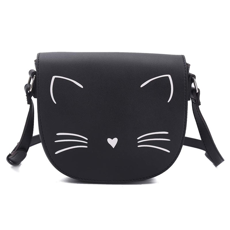 Gladdon Crossbody Bags for Teen Girls Small Fashion Preteen Purses Cat Birthday Gift for Girl Black - Image 1
