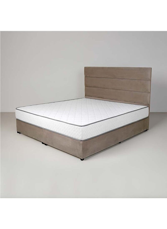 Bed and Mattress Zone Serenity Upholstered Bed 203 X 160 Queen Size Muted Beige Color, Mattress Size-200x160cm (Mattress sold separately)  - Image 5