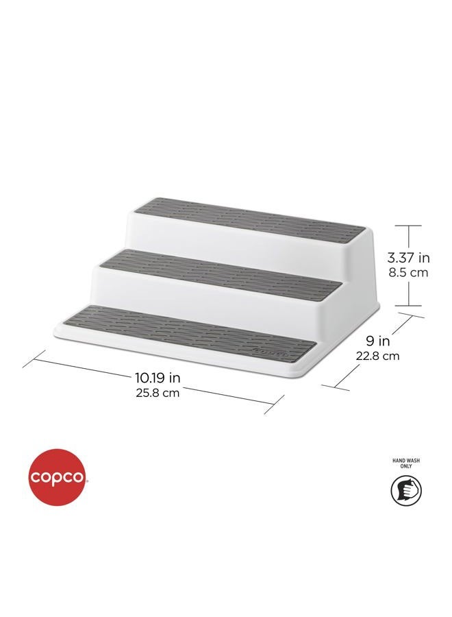 Copco 5257350 Non-Skid 3-Tier Spice Pantry Kitchen Cabinet Organizer, 2 Pack, Grey 2, 10-Inch - Image 5