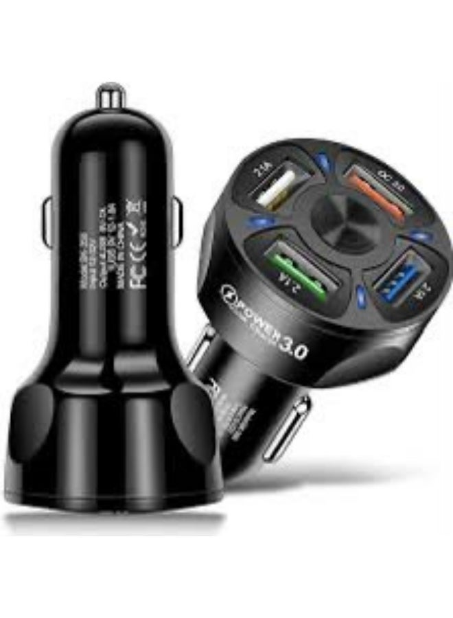 إبريت شاحن سيارة IBrit QuickCar 4 Pro بقوة 35 واط مع 4 منافذ USB وشحن سريع 3.0 - Image 3