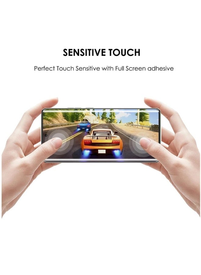 DUSALA Screen Protector for Edge 50 Fusion UV Tempered Glass, Film HD Screen Saver, 9H Hardness, Bubble-free Screen Replacement Protector Film - Image 3