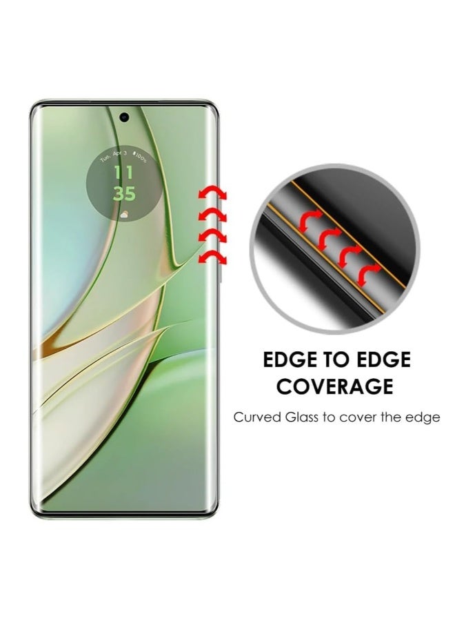 DUSALA Screen Protector for Edge 50 Fusion UV Tempered Glass, Film HD Screen Saver, 9H Hardness, Bubble-free Screen Replacement Protector Film - Image 2