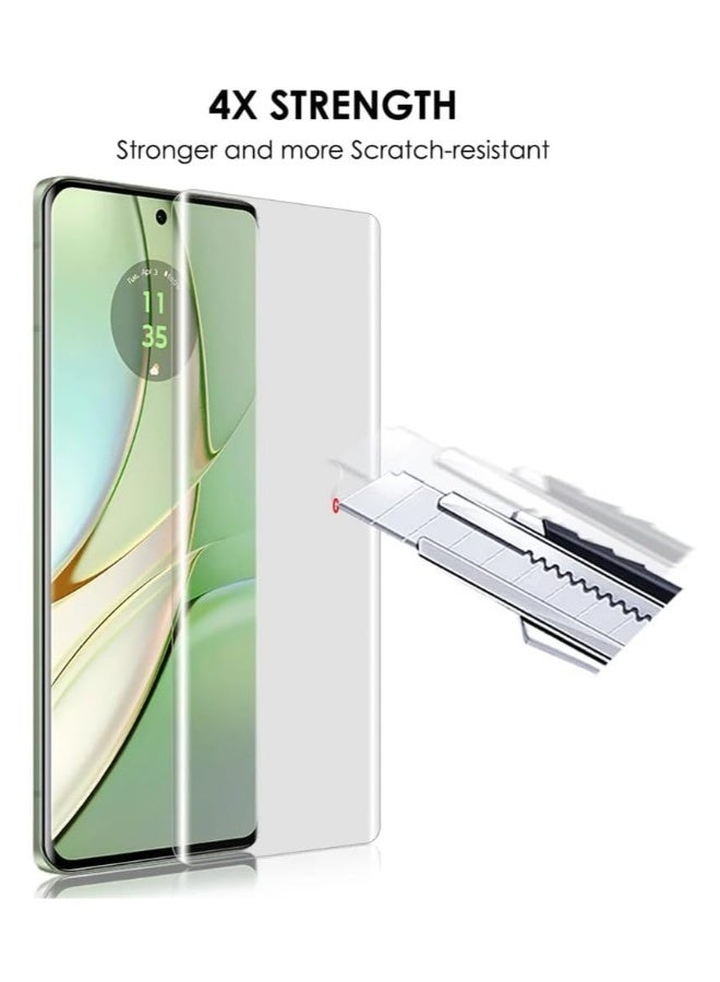 DUSALA Screen Protector for Edge 50 Fusion UV Tempered Glass, Film HD Screen Saver, 9H Hardness, Bubble-free Screen Replacement Protector Film - Image 4