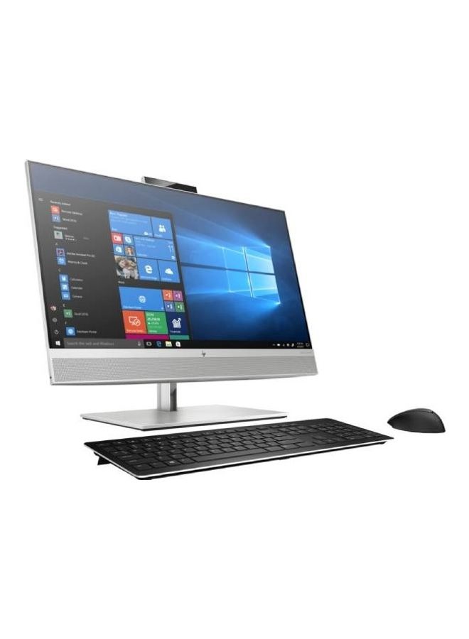 HP جهاز Elite One 800 G6 AIO مزود بشاشة لمس FHD مقاس 27 بوصة ومعالج كور i7 وذاكرة وصول عشوائي سعة 16 جيجابايت ومحرك أقراص SSD سعة 512 جيجابايت مزود بنظام تشغيل Windows وبطاقة رسومات Intel UHD باللغة الإنجليزية/العربية فضي الإنجليزية/العربية فضي - Image 2