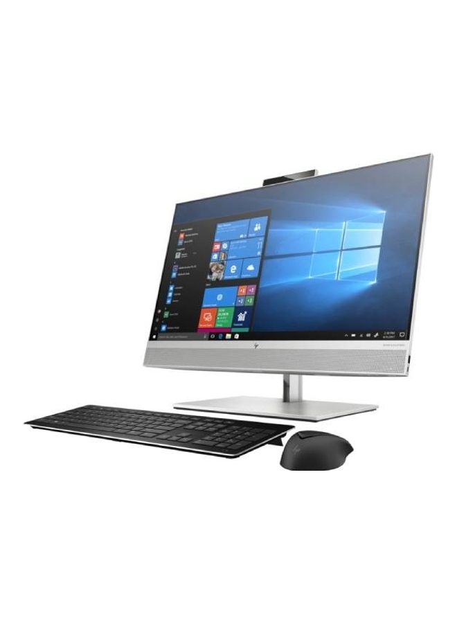 HP جهاز Elite One 800 G6 AIO مزود بشاشة لمس FHD مقاس 27 بوصة ومعالج كور i7 وذاكرة وصول عشوائي سعة 16 جيجابايت ومحرك أقراص SSD سعة 512 جيجابايت مزود بنظام تشغيل Windows وبطاقة رسومات Intel UHD باللغة الإنجليزية/العربية فضي الإنجليزية/العربية فضي - Image 3