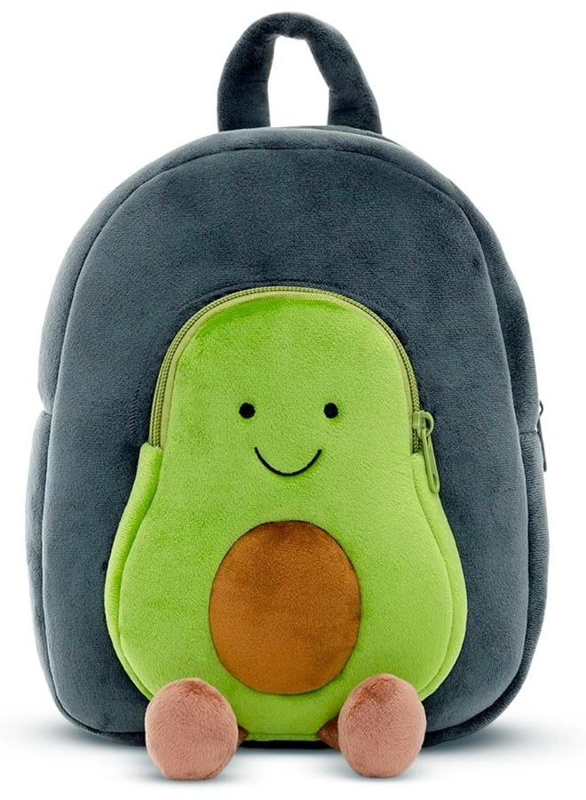 بلو تري حقيبة ظهر لطيفة للأطفال من بلو تري، حقيبة سفر صغيرة من القطيفة على شكل حيوانات كرتونية للأطفال البنات والأولاد من عمر 1 إلى 5 سنوات - Image 1