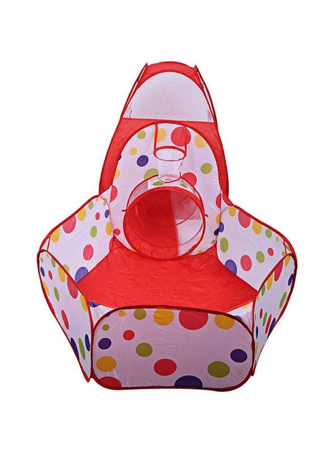 Phone Planet Foldable Pop Up Play Tent for Toddlers with Tunnel and Ball Pit with Zipper Storage Bag for Kids Indoor Outdoor  - Image 4