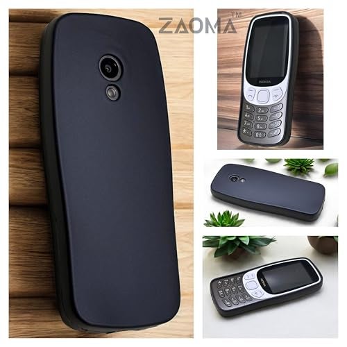 ZAOMA Thermoplastic Polyurethane Back Cover Case Compatible For Nokia 3210 4G 2024 Ds-Model No. : Ta-1619-(Pack Of 2) (Nk32104GPremblk),Black - Image 5