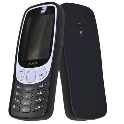 ZAOMA Thermoplastic Polyurethane Back Cover Case Compatible For Nokia 3210 4G 2024 Ds-Model No. : Ta-1619-(Pack Of 2) (Nk32104GPremblk),Black - Image 1
