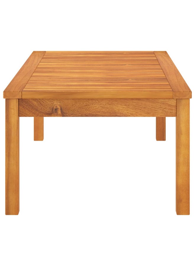 فيداكسل طاولة قهوة 100×50×33 سم خشب أكاسيا صلب 311833 - Image 3