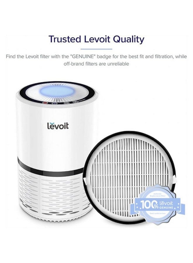 LEVOIT LEVOIT LV-H132 Replacement Filter, Genuine LV-H132-RF Air Purifier Filters, High-Efficiency Activated Carbon for Removal of Smoke, Odor, Allergens, Pollen, 4 Pack  - Image 5