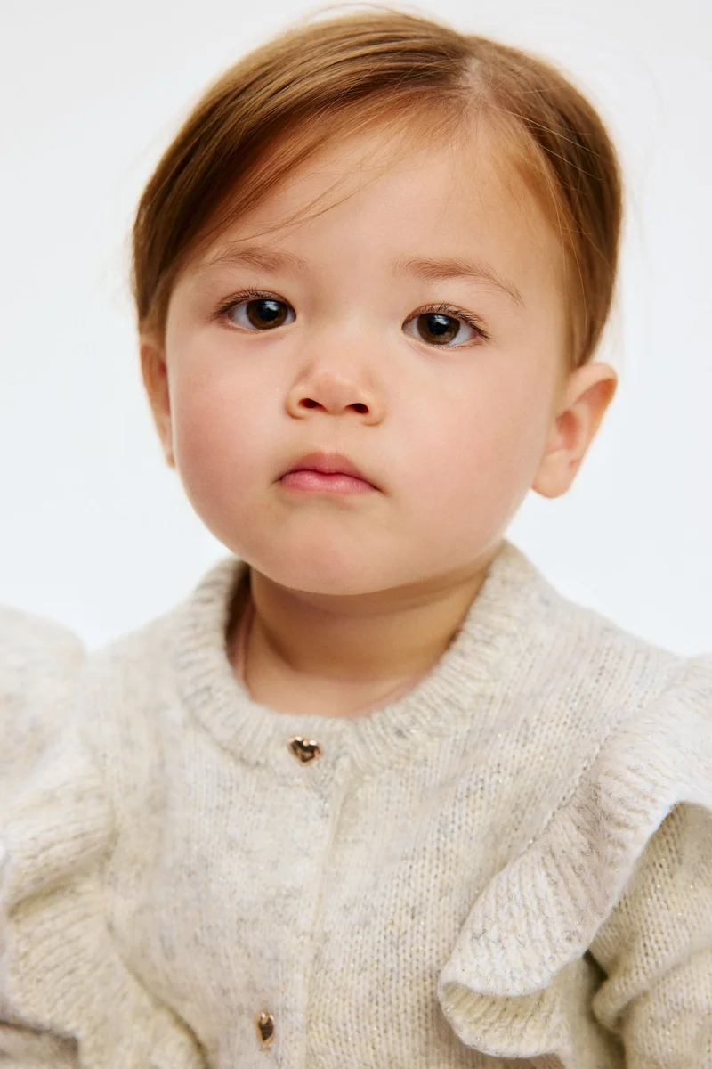 H&M Flounce-trimmed cardigan