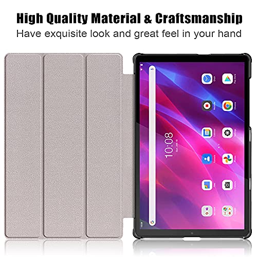 Gylint Case for Lenovo Tab K10 2021, Folding Folio Ultra-Thin PU Leather Stand Case Cover for Lenovo Tab K10 2021 TB-X6C6 / M10 Plus (2nd Gen) TB-X606F TB-X606X 10.3" Tablet Plum - Image 5