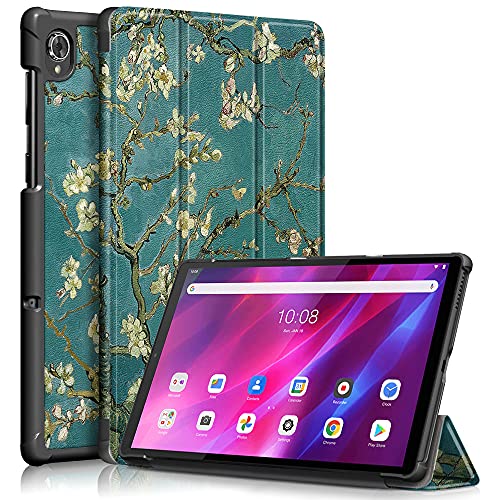 Gylint Case for Lenovo Tab K10 2021, Folding Folio Ultra-Thin PU Leather Stand Case Cover for Lenovo Tab K10 2021 TB-X6C6 / M10 Plus (2nd Gen) TB-X606F TB-X606X 10.3" Tablet Plum - Image 1