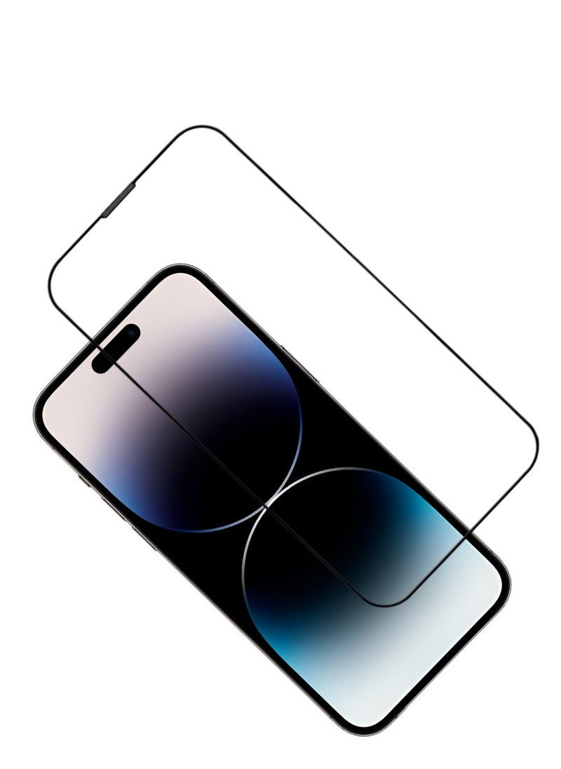 ACLIX Antistatic ESD Dustproof Premium Quality High Definition Tempered Glass Screen Protector Designed For  iPhone 14 Pro Max - Image 1