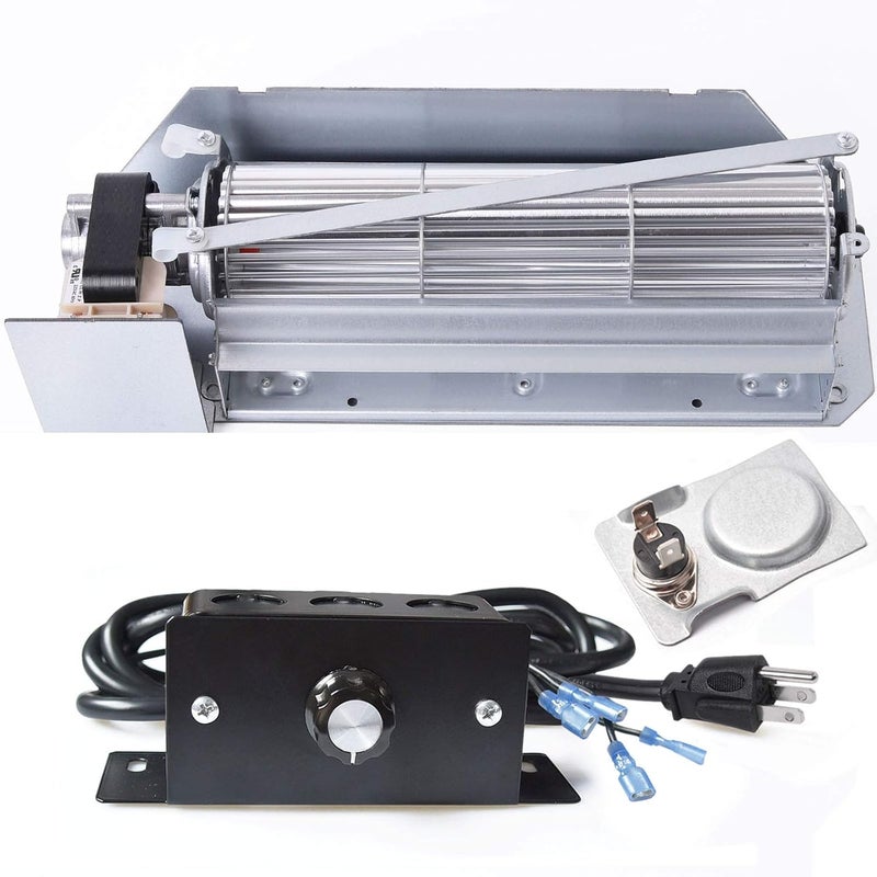 Criditpid FBK-250 Fireplace Blower Kit for Lennox, Superior, Astria, Rotom HB-RB250, 80L86 FBK250 Fireplace Blower Fan Kit for Superior DRT2035 BCI-42 BC-36 DR-500CMN, Lennox MPD3530CNM LMDV3530CNM. - Image 1