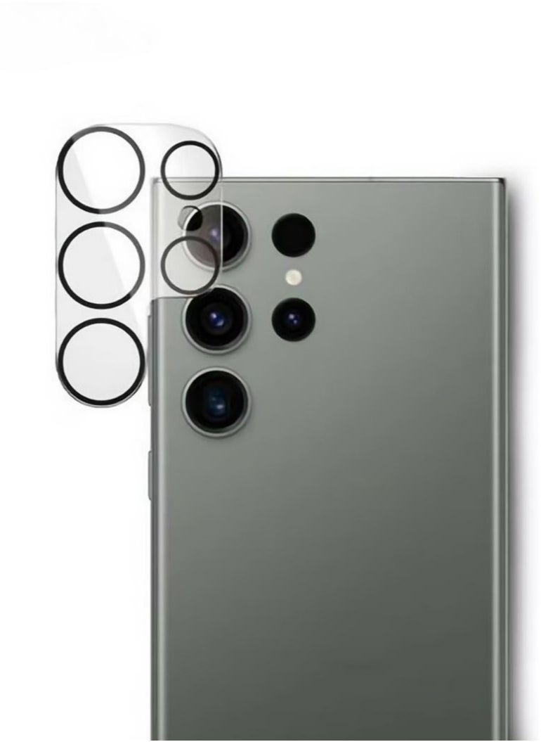 Generic - Premium Tempered Glass Camera Lens Protector For Samsung Galaxy S24 Ultra 5G Clear - Image 1
