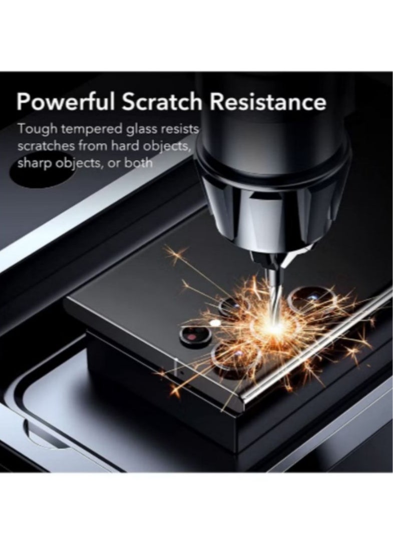 Generic - Premium Tempered Glass Camera Lens Protector For Samsung Galaxy S24 Ultra 5G Clear - Image 1