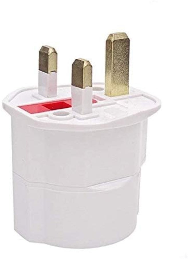 melfi Melfi 5pcs EU to UK Plugs Adapter, British Plug to Schuko Female Power Converter, 2 Pin Socket Travel Adapter, 13A 250V BS1362 Fused  - Image 4