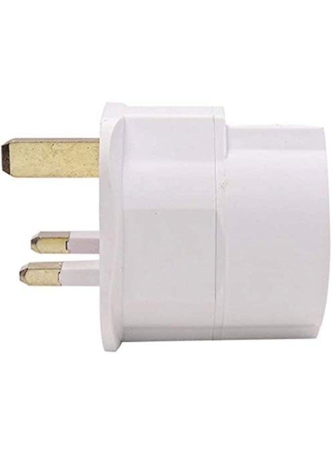 melfi Melfi 5pcs EU to UK Plugs Adapter, British Plug to Schuko Female Power Converter, 2 Pin Socket Travel Adapter, 13A 250V BS1362 Fused  - Image 3