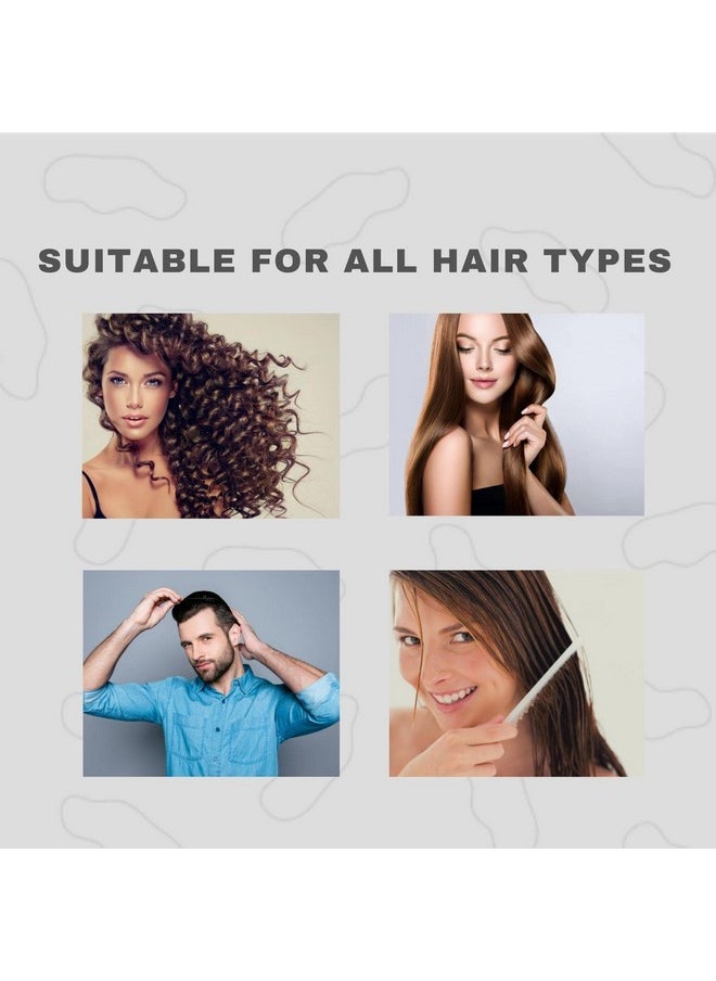 Scarlet Line - Professional Medium Round Hair Brush With Anti Slip Handle, Ball Tip Nylon Bristles Round Brush For Hair Styling_Silver - Image 1