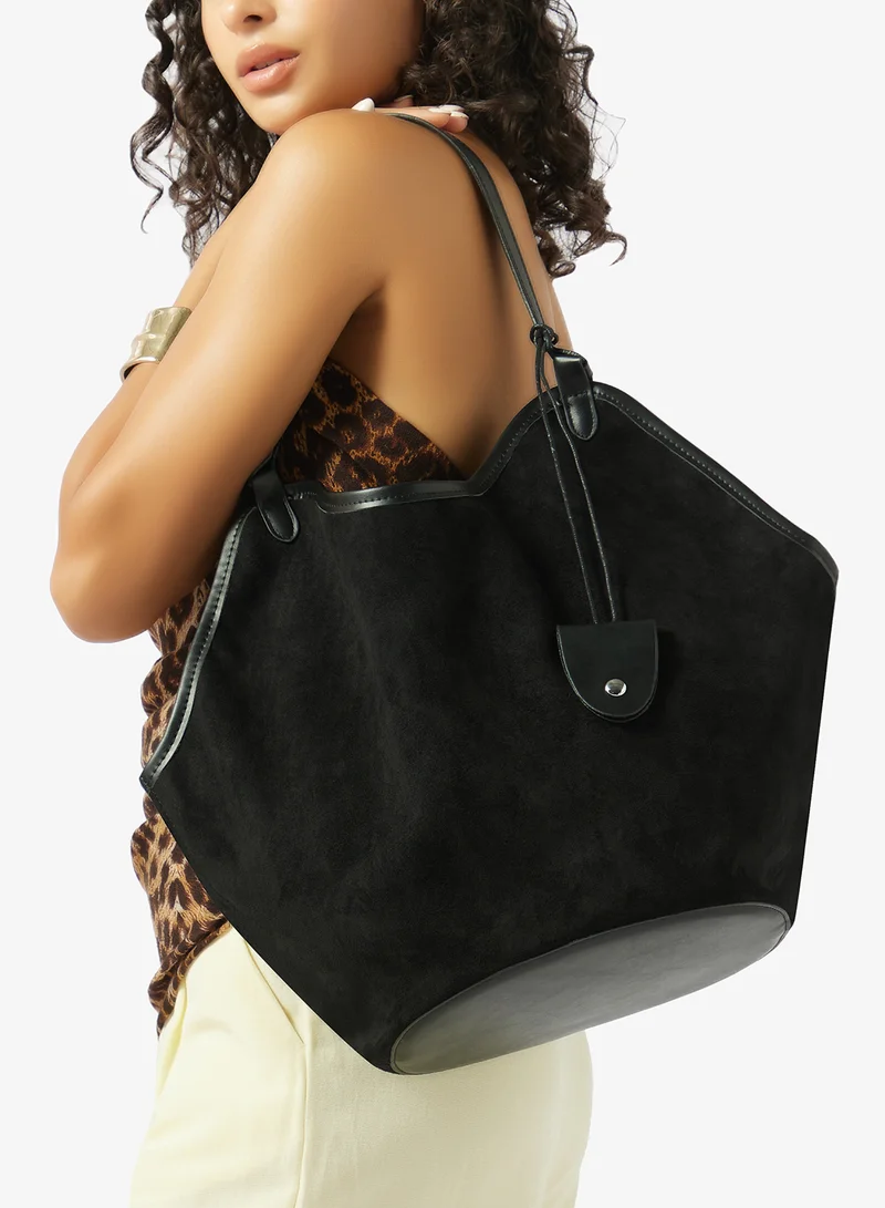 Ella  Suede Top Handle Tote Bag for Women | Best Price UAE