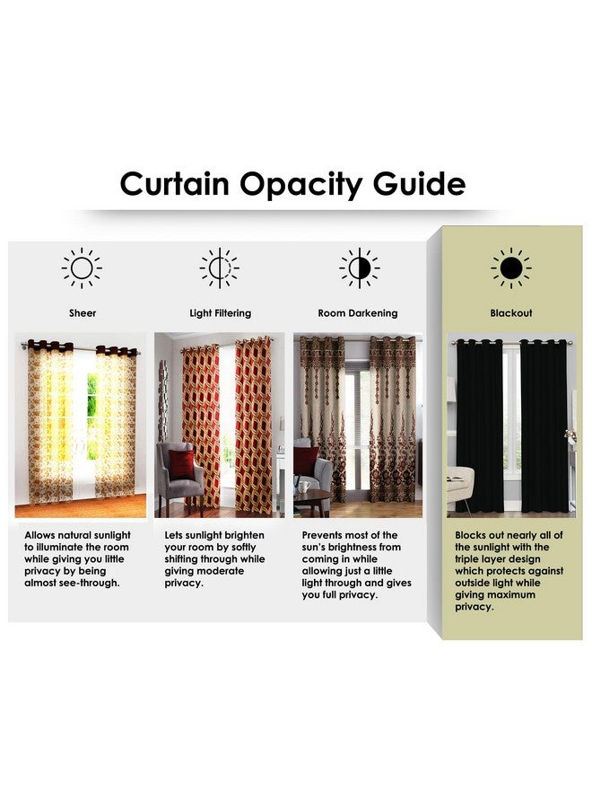 Story@Home Blackout Door Curtains 7 Feet Long Set of 2 | Plain Design Door Curtain | Thermal Insulated Curtains | Room Darkening Curtains | Door Curtains for Living Room | (116 x 215 cm, Light Green) - Image 5