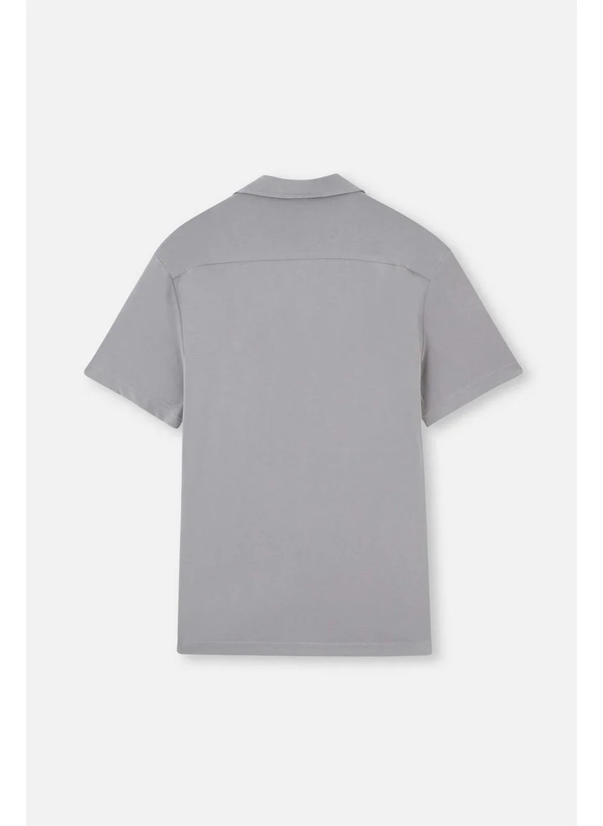 dagi Gray Cupra Short Sleeve Shirt