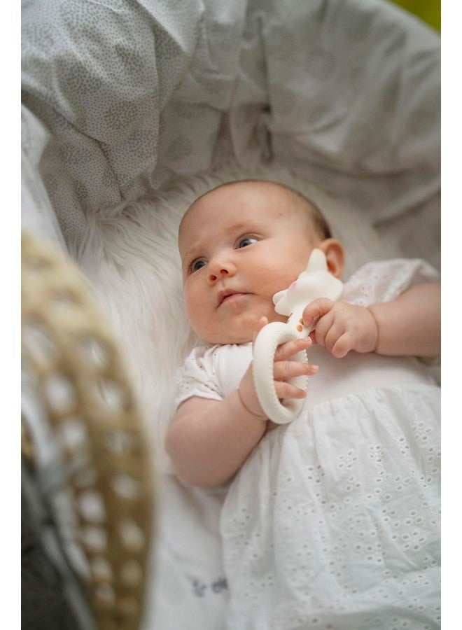 صوفي لا جيراف عضاضة حلقية Sophie La Girafe So Pure - عضاضة مطاطية طبيعية 100% للأطفال من عمر 0 شهر إلى 12 شهرًا - خالية من مادة BPA - Image 5