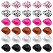 PPXMEEUDC 30PCS Plastic Mini Western Cowboy Cowgirl Hat Cute Miniature Hat for Party Accessories Toy Doll Dress Up Play House Games - Image 2