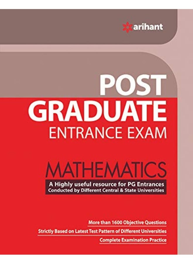 Post Graduate Entrance Exam Mathematics 