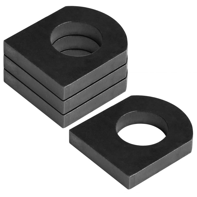 eoere 4 PCS Weld on Tab D ShackleClevis Mounts Tie Down Bracket Heavy Duty Steel 38 Thick 118 Hole - Image 3