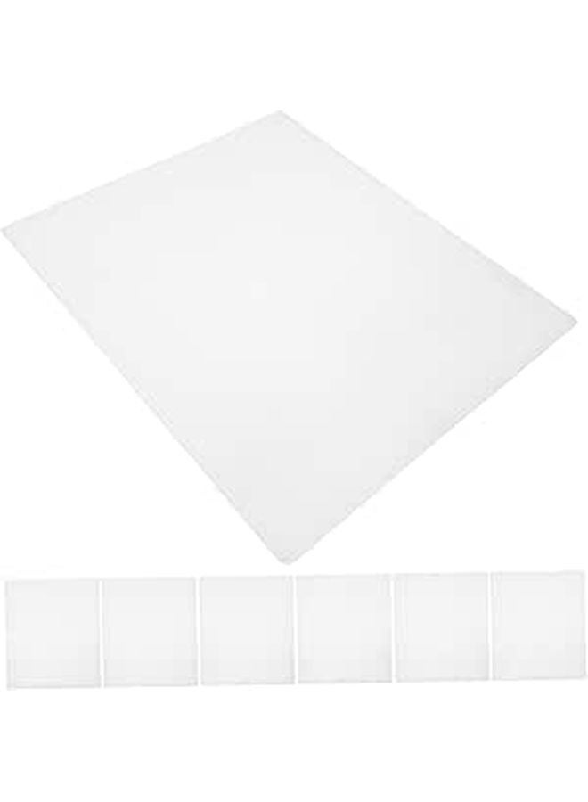 10Pcs A4 Size Hard Plastic Photo Sleeves For Art Prints Certificates Protection - Image 1