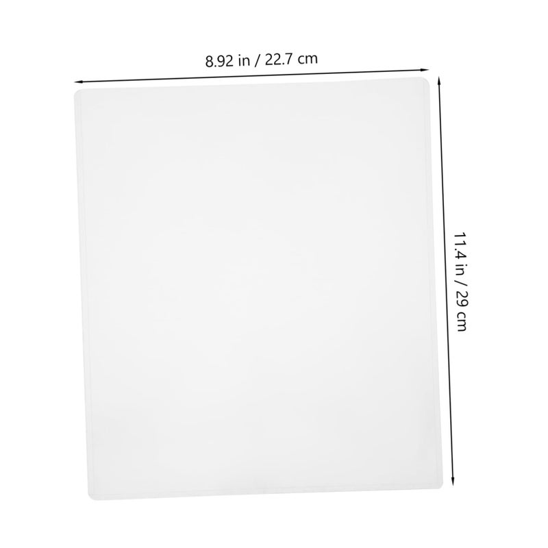 10Pcs A4 Size Hard Plastic Photo Sleeves For Art Prints Certificates Protection - Image 3
