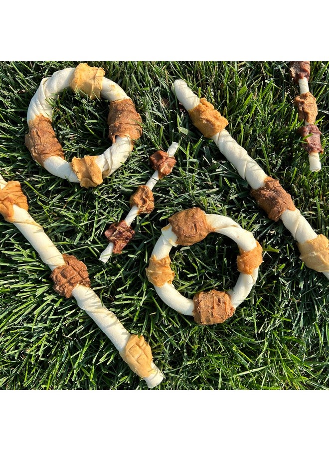 Cadet Cadet Chef's Specialties Natural Rawhide Shish Kabob Chew Sticks, Grilled Surf & Turf Flavor, Healthy Dog Treats for Large Breeds, 3 Count  - Image 3