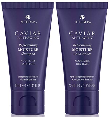 Alterna Caviar Anti-Aging Replenishing Moisture Shampoo and Conditioner Set, For Dry, Brittle Hair, Protects, Restores and Hydrates, Sulfate Free - Image 1