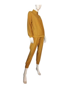 Sana'a Kayum Trendy Mustard yellow Turtle neck jacket and Track set to fit your perfect comfort wardrobe by Sanaa Kayum  - Image 1