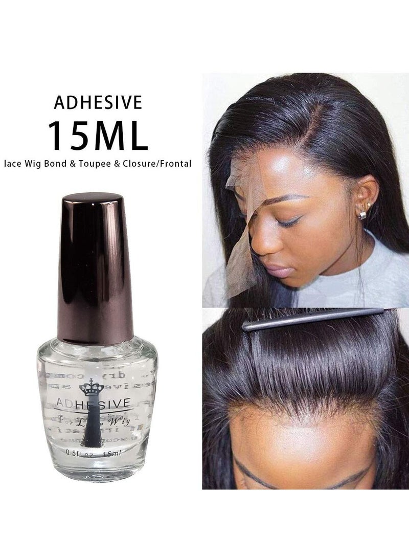 إستيل غراء شعر مستعار Estelle للباروكة الأمامية برباط مضاد للماء دانتيل مقاوم للماء لاصق غراء شعر مستعار 15 مل لاصق قوي للغاية لإغلاق الشعر ، قطعة شعر ، شعر مستعار ، أنظمة شعر مستعار للرجال - Image 5